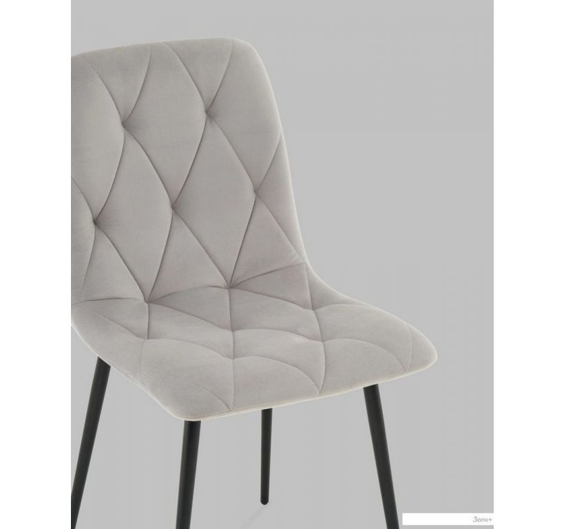 Стул Stool Group Одди Diamond AV 443-Csil-KP3-9005 (велюр светло-серый)
