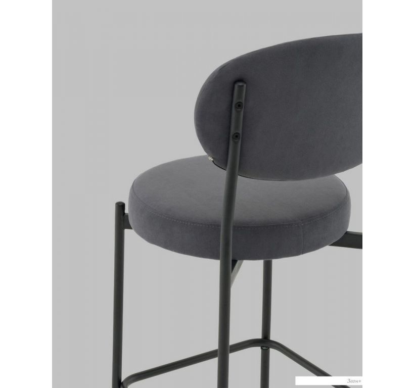 Стул Stool Group Бриф DD AV 477-C89-9005 PP (велюр темно-серый)