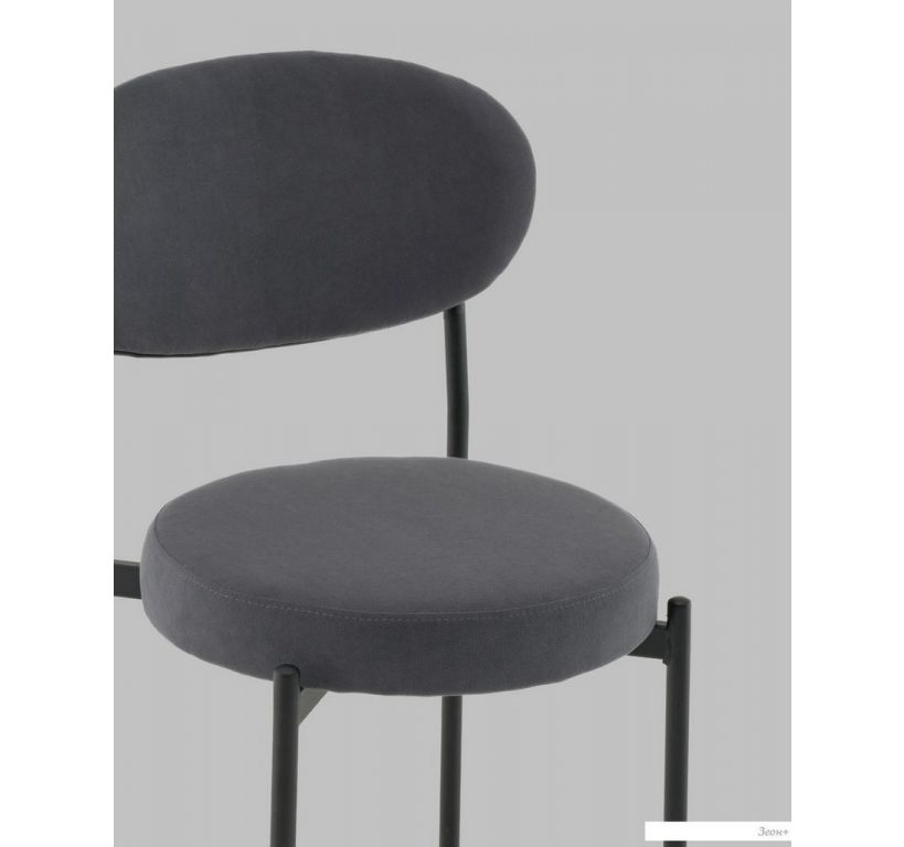 Стул Stool Group Бриф DD AV 477-C89-9005 PP (велюр темно-серый)
