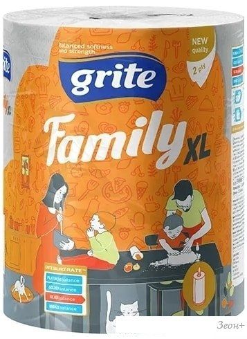 Бумажные полотенца Grite Family XL (1 рулон)