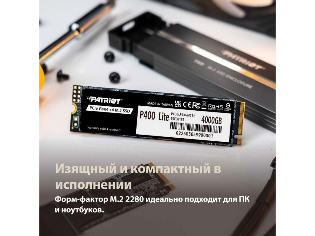 SSD Patriot P400 Lite 1TB P400LP1KGM28H