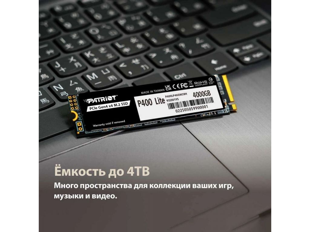 SSD Patriot P400 Lite 1TB P400LP1KGM28H