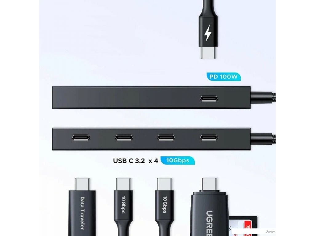 USB-хаб Ugreen CM806 55334