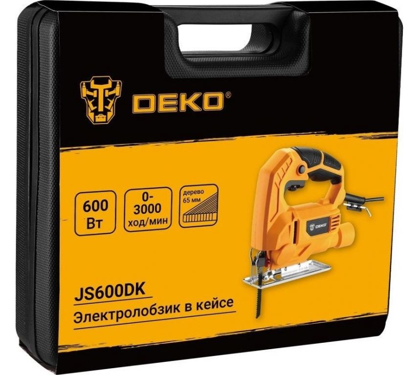Электролобзик Deko JS600DK 084-1102 (кейс)