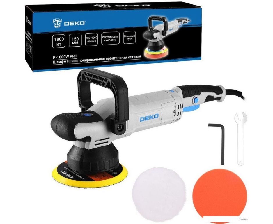 Полировальная машина Deko P-1800W PRO 084-1098