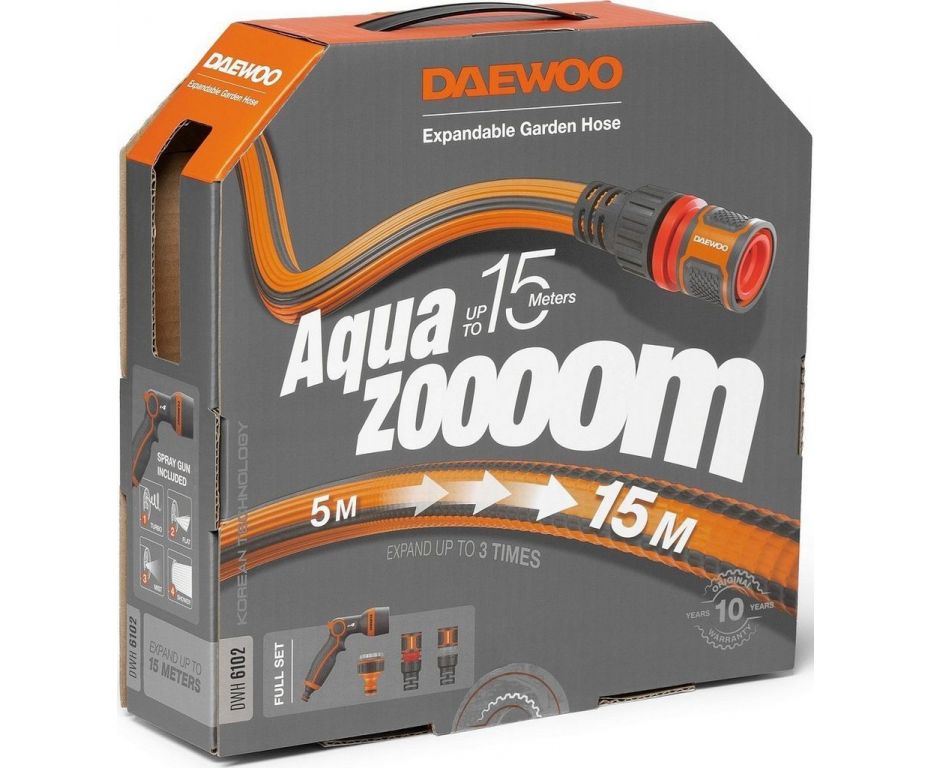 Саморастягивающийся шланг Daewoo Power DWH 6102