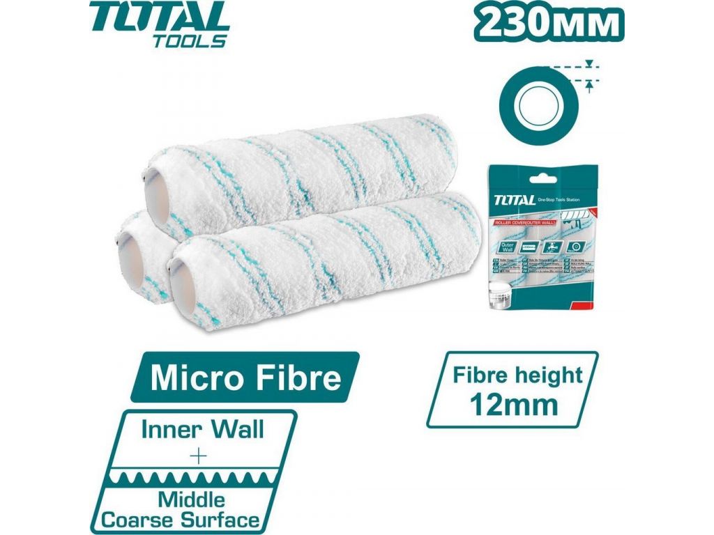 Ролик для валика Total THRC56091203 (3 шт)