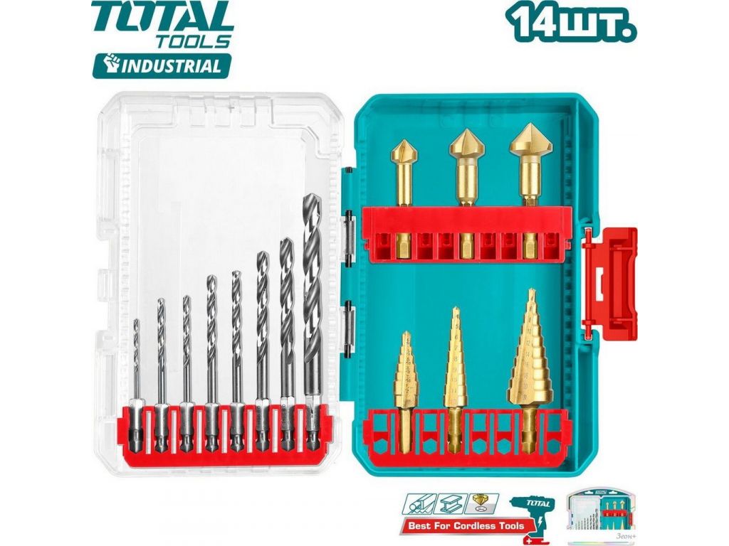 Набор сверл Total TACSDL61401