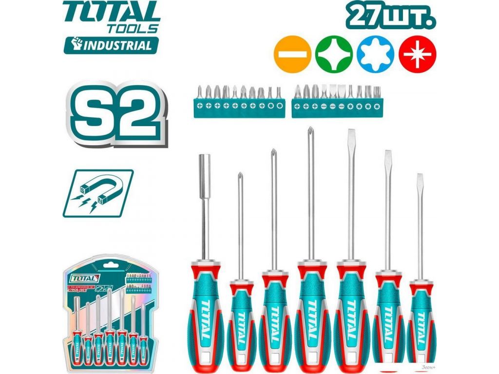 Набор отверток Total TKSDS2726 (27 предметов)