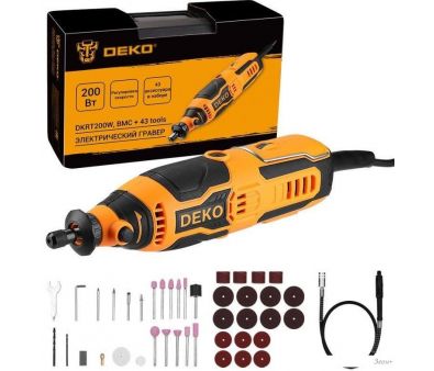 Гравер Deko DKRT200W 083-1066 (кейс)