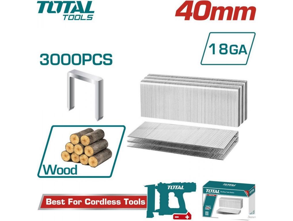 Скобы Total TAC918403 (3000 шт)