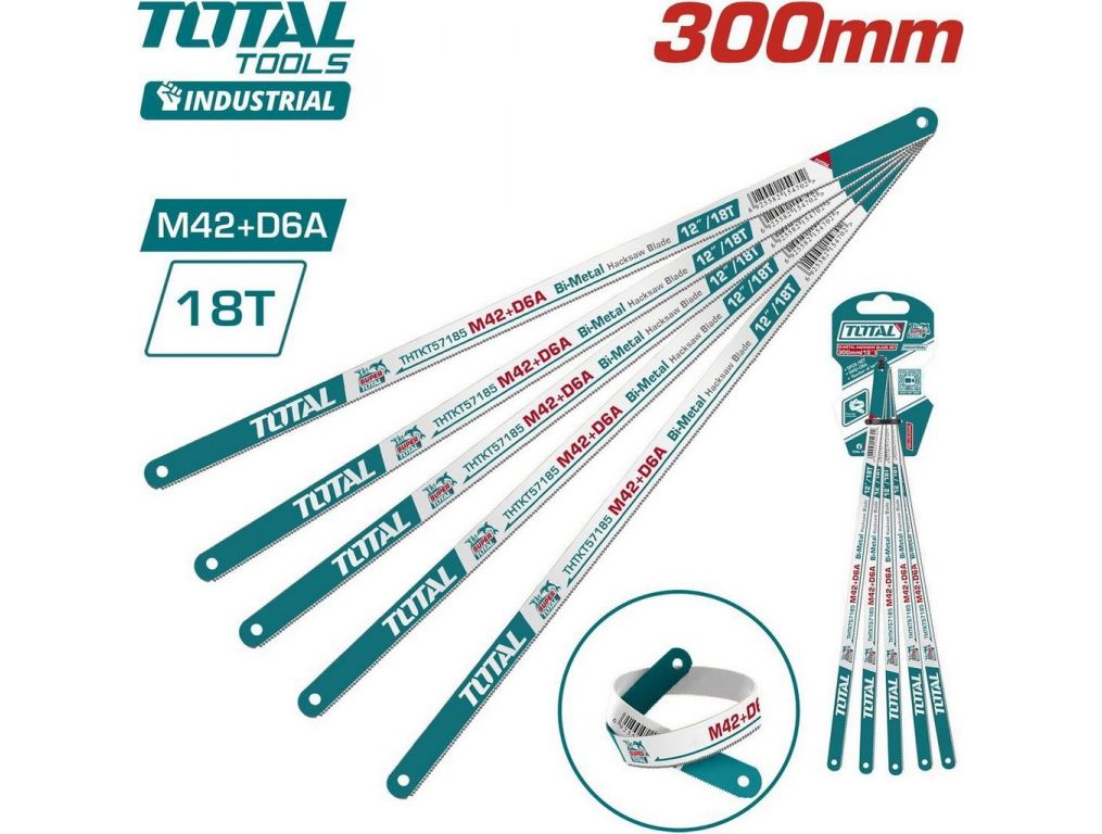 Полотно для ножовки по металлу Total THTKT57185 (5 шт)