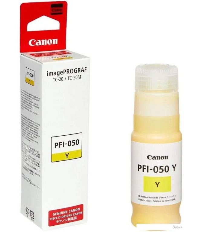 Чернила Canon PFI-050Y Yellow 5701C001