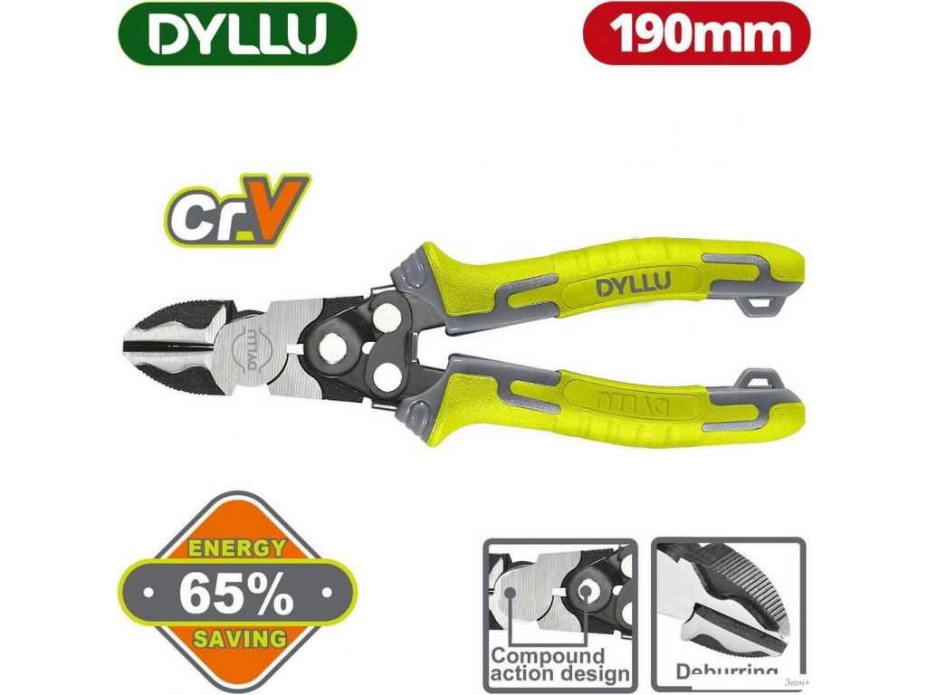 Кусачки боковые (бокорезы) Dyllu DTPL3768