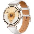 Умные часы Huawei Watch GT 6 41 мм (золотистый, с белым кожаным ремешком, международная версия)