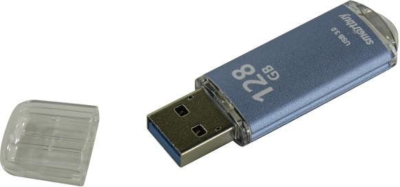 USB Flash Smart Buy V-Cut 128GB (синий)