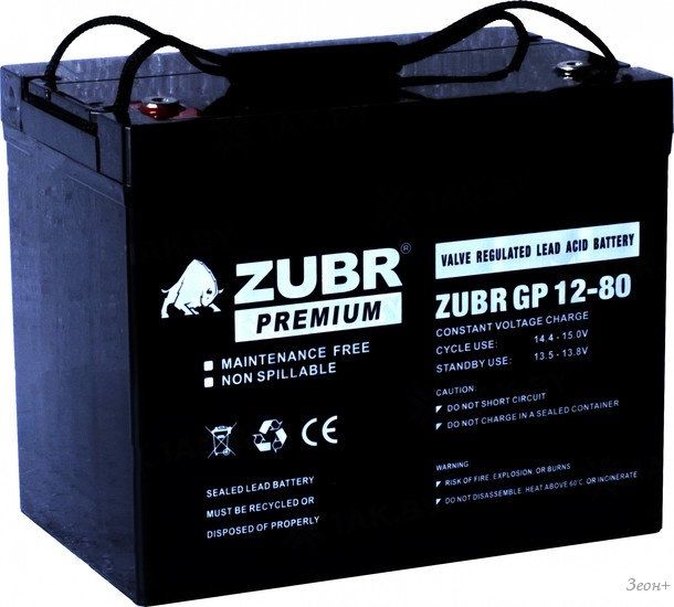 Аккумулятор для ИБП Zubr GP 12-80