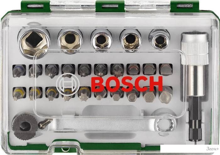 Набор торцевых головок и бит Bosch Promoline 2607017160 27 предметов