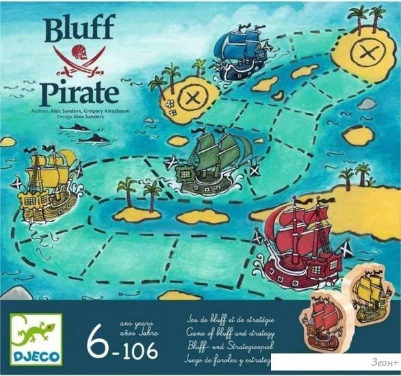 Настольная игра Djeco Пираты 08417
