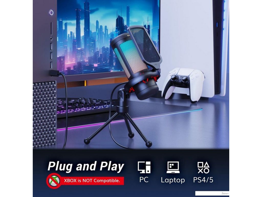 Проводной микрофон Tonor TC310 (черный)
