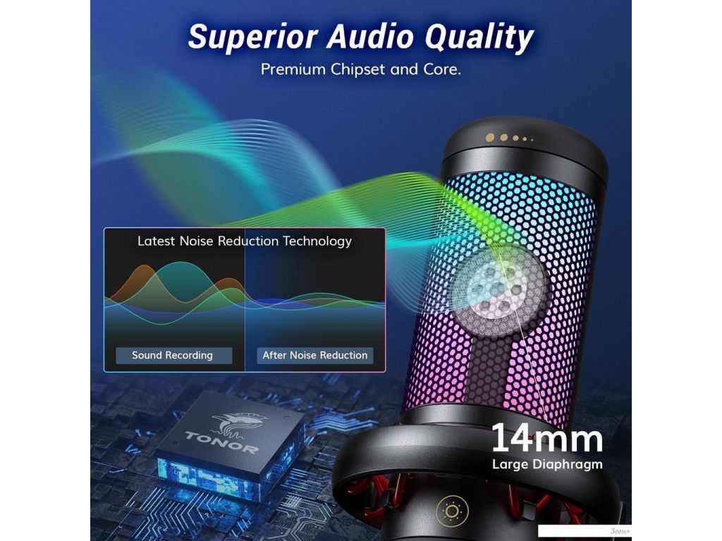 Проводной микрофон Tonor TC310 (черный)