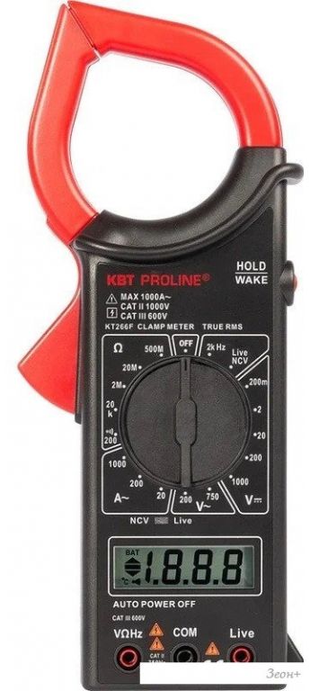 Токовые клещи КВТ PROLINE KT 266F 79133