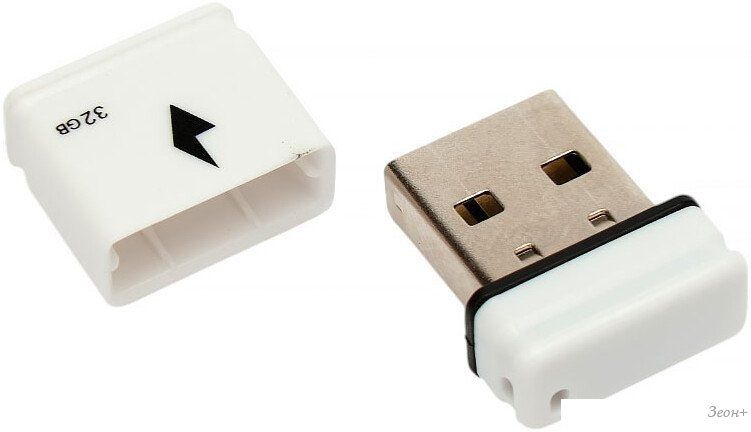 USB Flash Gembird GFL-2.0-32mini 32Gb (белый)