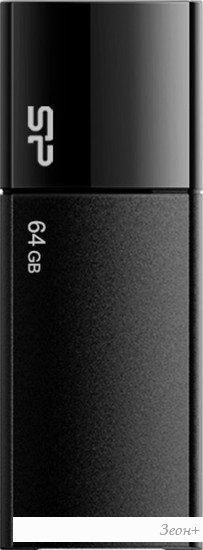USB Flash Silicon-Power Ultima U05 64GB Black (SP064GBUF2U05V1K)