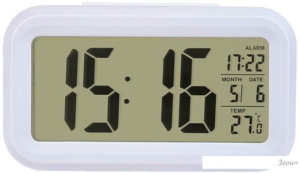 Радиочасы Perfeo Snuz PF-S2166 (белый)