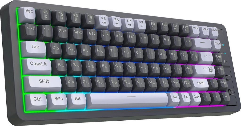 Клавиатура Defender Maro GK-325 (серый/белый)