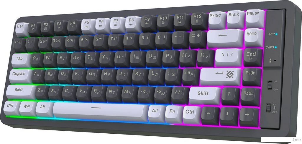Клавиатура Defender Maro GK-325 (серый/белый)