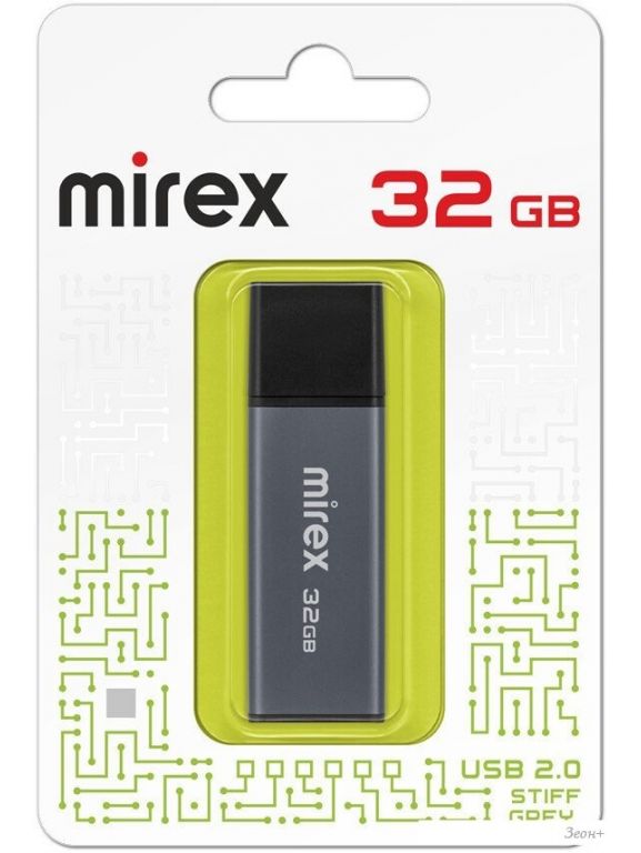 USB Flash Mirex Stiff Gray 32GB 13600-FMUSTG32