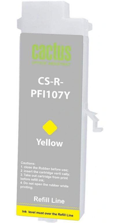 Картридж CACTUS CS-R-PFI107Y без чипа