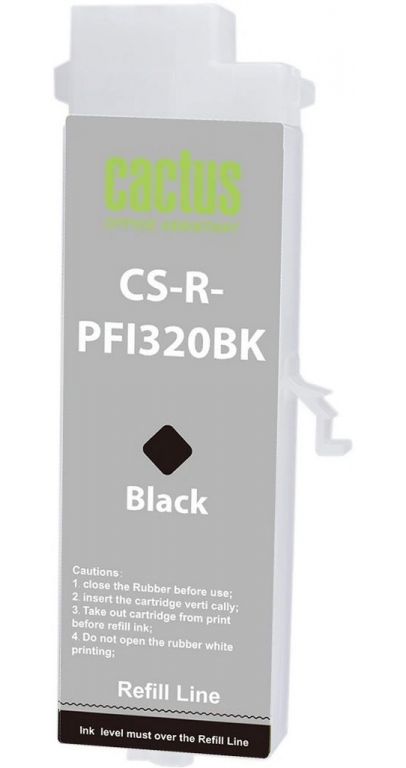 Картридж CACTUS CS-R-PFI320BK без чипа