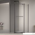 Душевой уголок RGW PA-82B 41088200-14 100x100 (черный/прозрачное стекло)