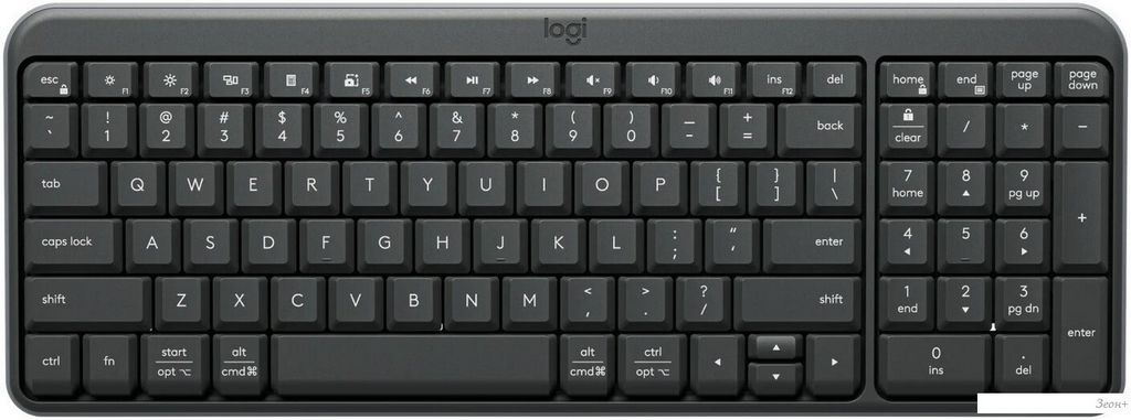 Клавиатура Logitech K250 Compact Bluetooth Wireless Keyboard 920-013452 (графит)