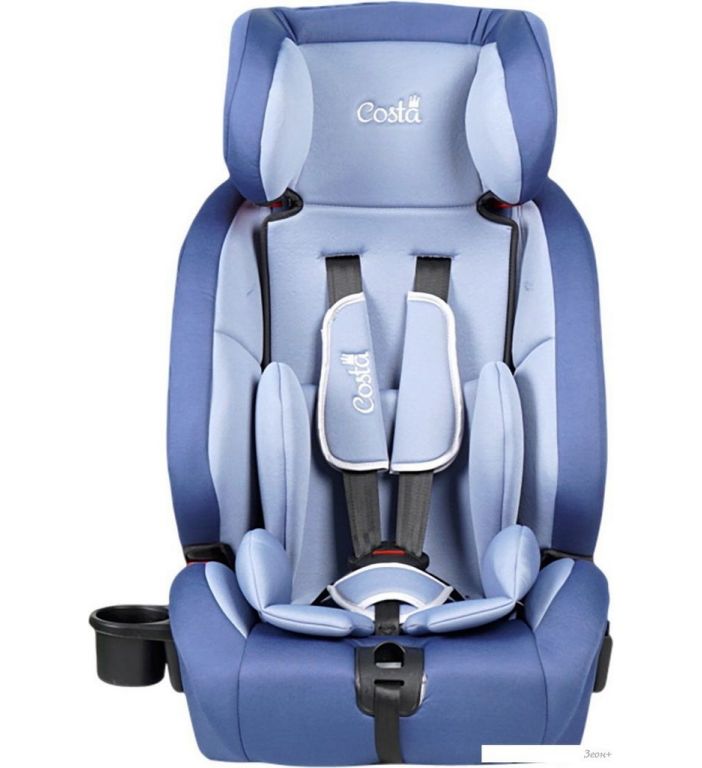 Детское автокресло Costa HD-02 Isofix (голубой/серый)