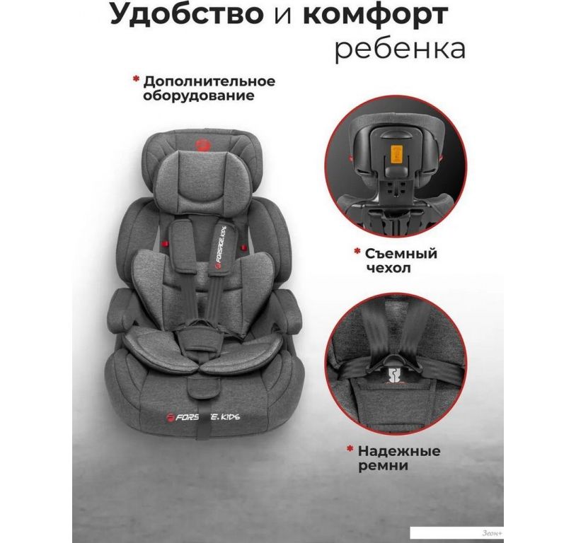 Детское автокресло Forsage Kids BS03A (grey)
