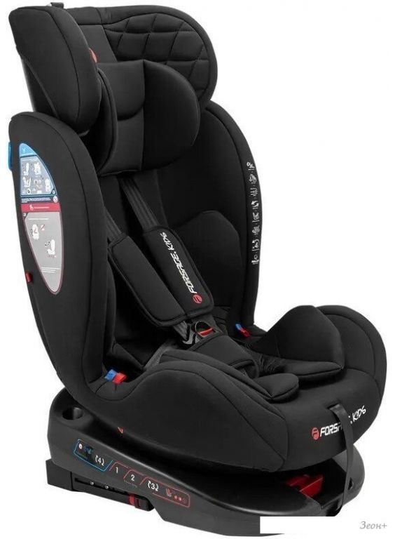 Детское автокресло Forsage Kids BS12 (black)