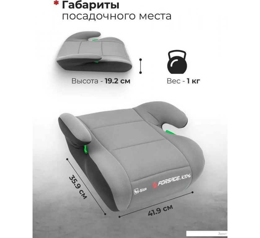 Детское сиденье Forsage Kids I-Size BS02C (grey)