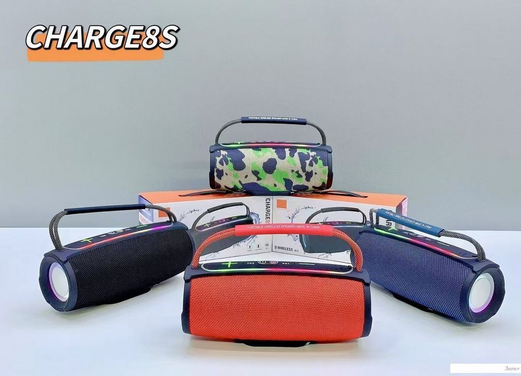 Беспроводная колонка Bseng CHARGE8S (красный)