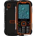 Телефон Maxvi R2 up (черный/оранжевый)