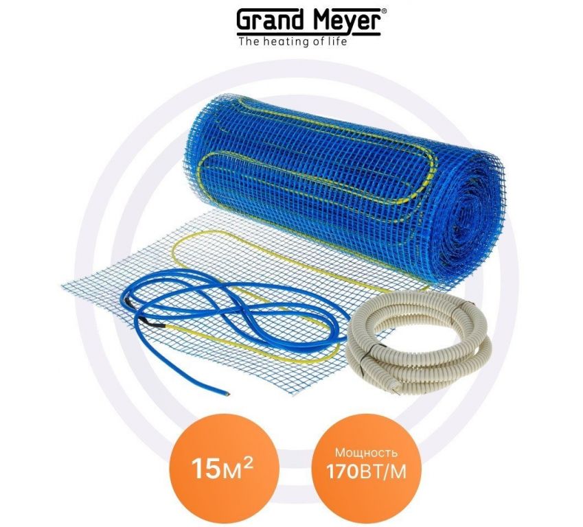 Нагревательный мат Heat'n'Warm EcoNG170-150 15 кв.м. 2550 Вт