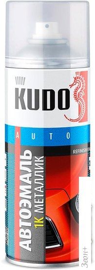 Автомобильная краска Kudo 1K эмаль автомобильная ремонтная металлик KU-41245 (520 мл, Золотая нива 245)