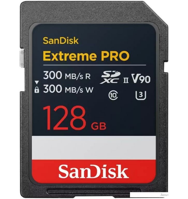 Карта памяти SanDisk Extreme PRO SDXC SDSDXDM-128G-GN4IN 128GB