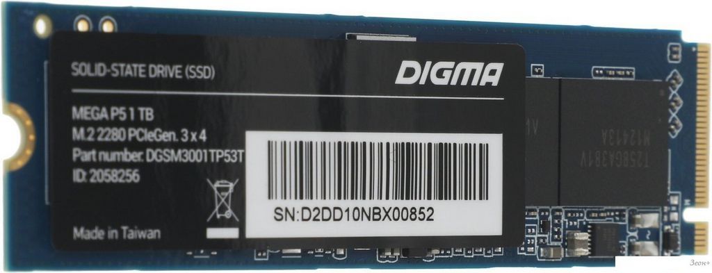 SSD Digma Mega P5 512GB DGSM3001TP53T