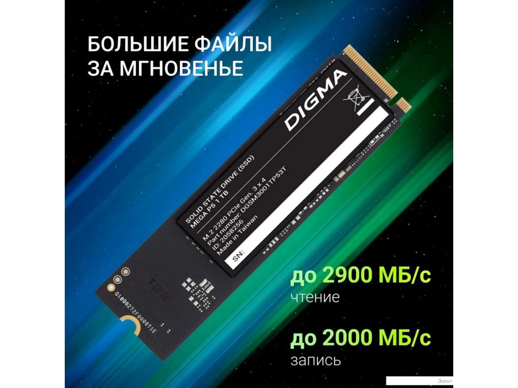 SSD Digma Mega P5 512GB DGSM3001TP53T