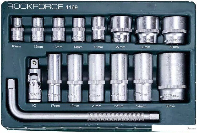 Набор головок слесарных RockForce RF-4169