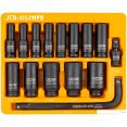 Набор головок слесарных JCB 4157MPB (15 предметов)