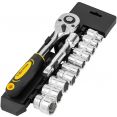 Набор трещотка с головками Megatools MT-4123 (12 предметов)
